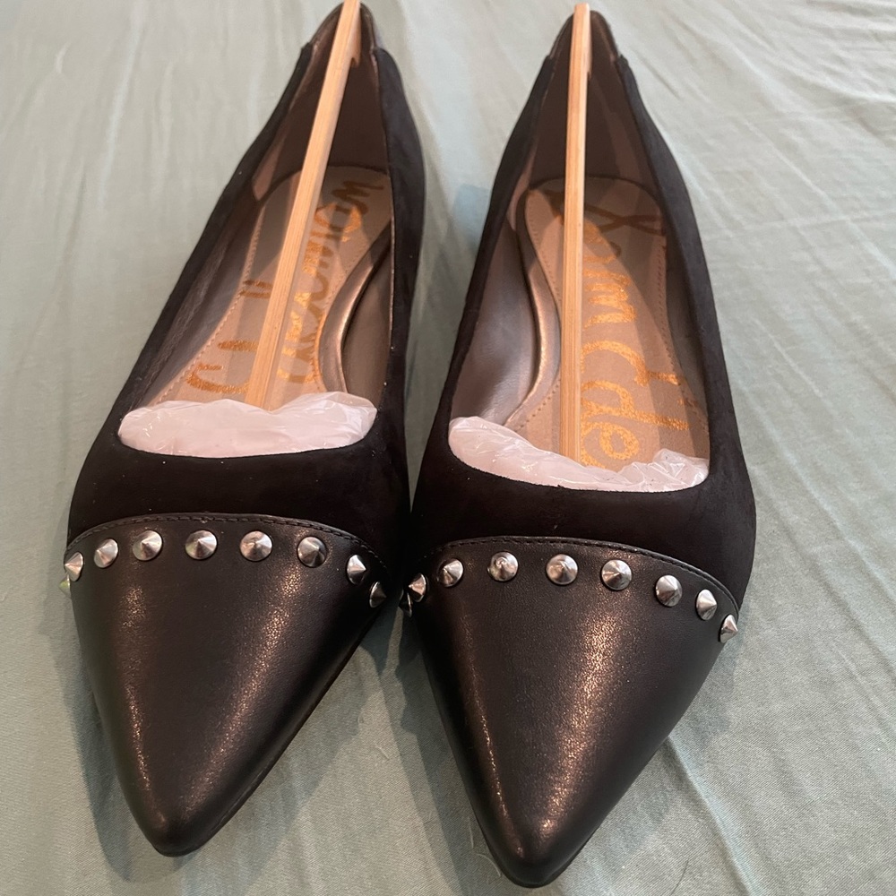 Same Edelman Risa BLACK Suede. Size 6. Brand new